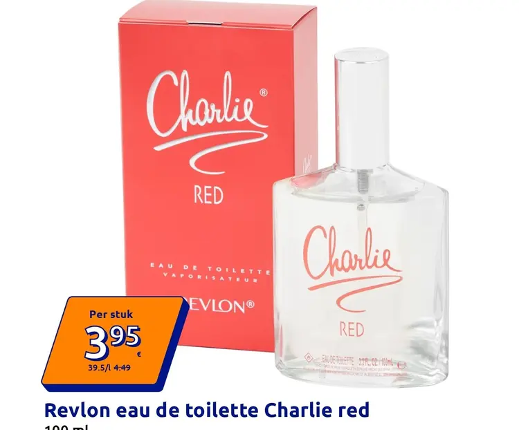Promotie: Revlon eau de toilette Charlie red