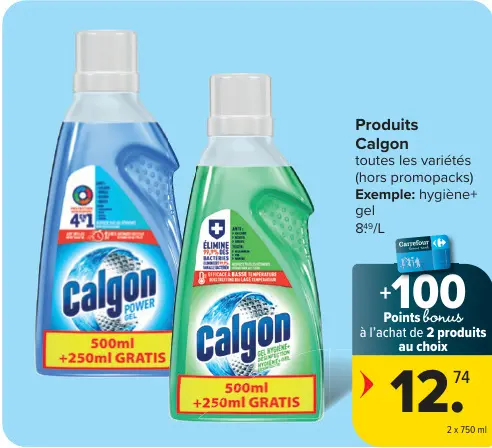 Offre: Produits Calgon