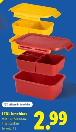 Aanbieding: LIDL lunchbox