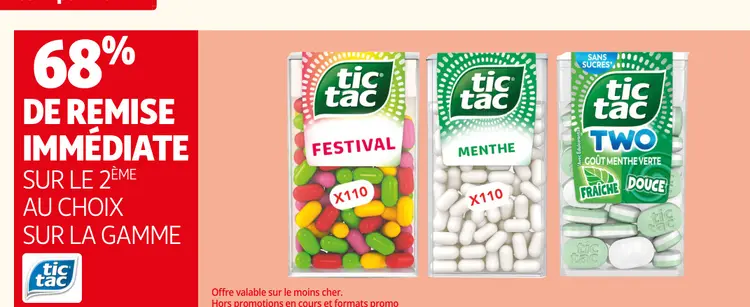 Offre: Tic Tac