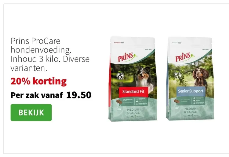 Aanbieding: ProCare hondenvoeding