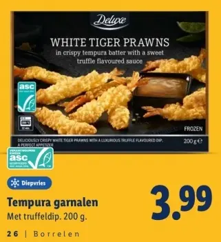 Aanbieding: Tempura garnalen