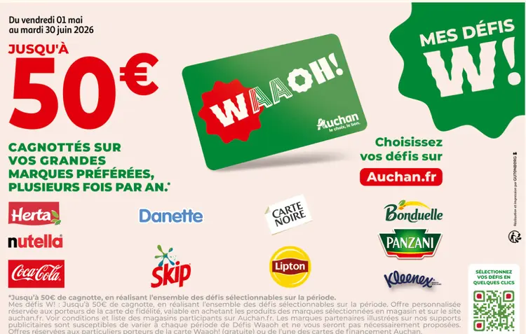 Promotie: Mes Défis W!