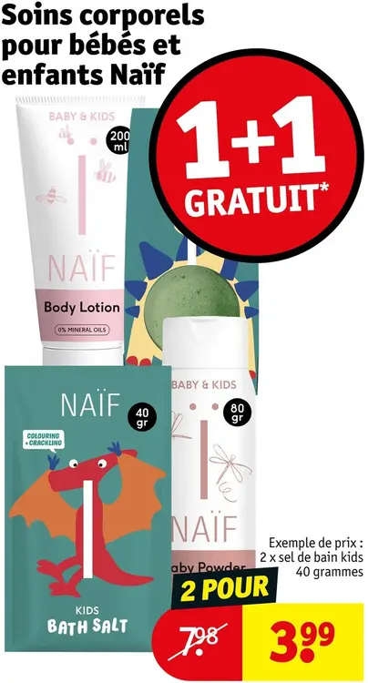 Offre: Soins corporels pour bébés et enfants