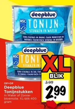 Aanbieding: Deepblue Tonijnstukken