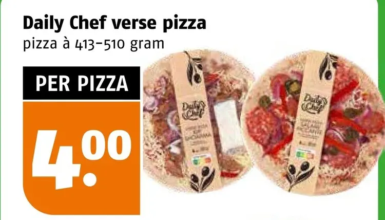 Aanbieding: Verse pizza