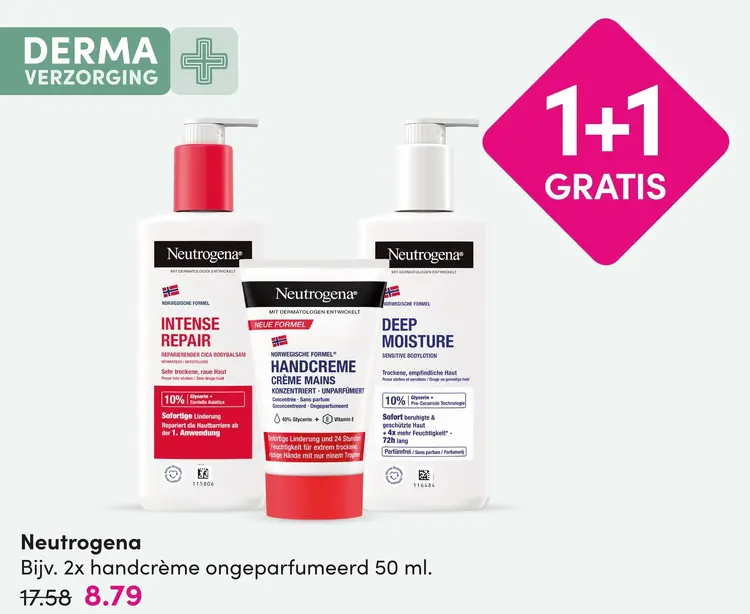 Aanbieding: Handcrème ongeparfumeerd