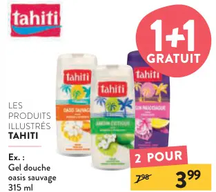 Offre: Gel douche oasis sauvage
