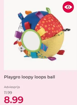 Aanbieding: Playgro loopy loops ball