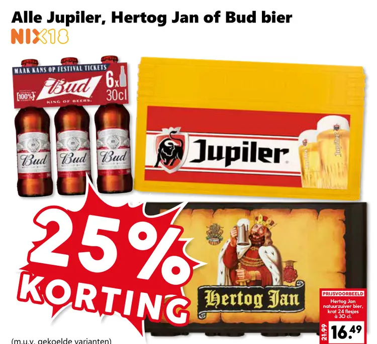 Aanbieding: Hertog Jan natuurzuiver bier