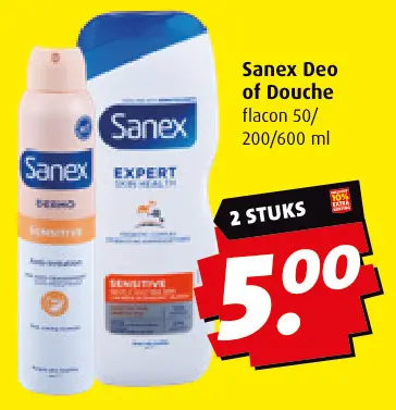 Aanbieding: Sanex Deo of Douche