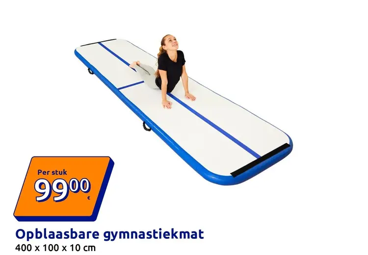 Promotie: Opblaasbare gymnastiekmat