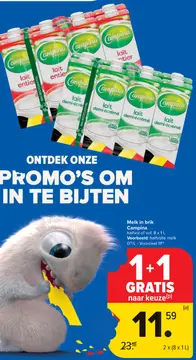 Aanbieding: Melk in blik