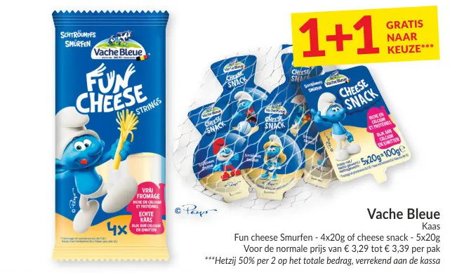 Promotie: Fun cheese Smurfen