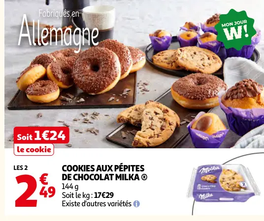 Promotie: Cookies aux pépites de chocolat