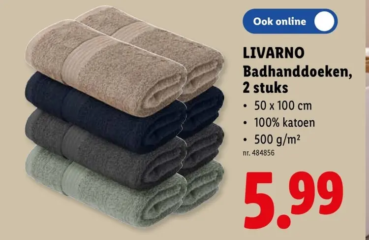 Promotie: Badhanddoeken