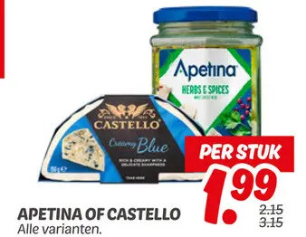 Aanbieding: Apetina of Castello