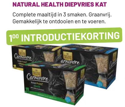 Aanbieding: Natural Health Diepvries kat