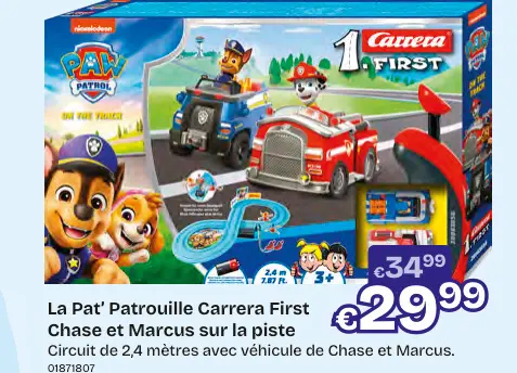 Offre: La Pat' Patrouille Carrera First Chase et Mar
