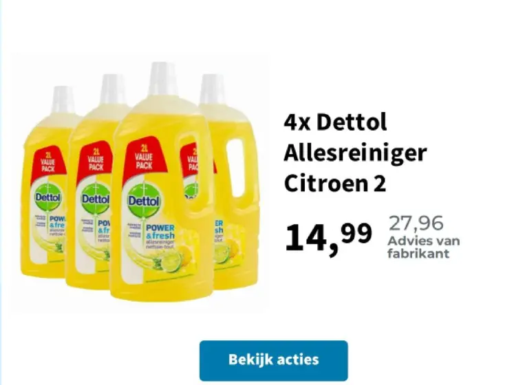 Promotie: Allesreiniger Citroen