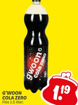 Aanbieding: G'woon cola zero