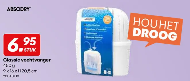 Promotie: Classic vochtvanger