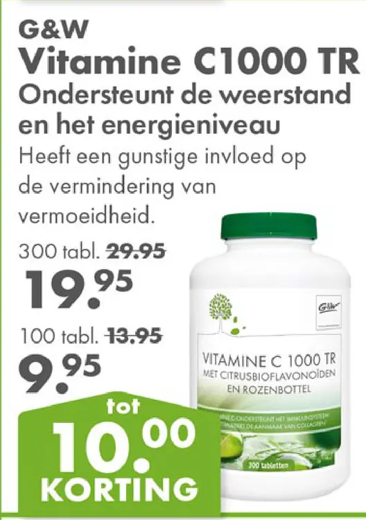 Aanbieding: Vitamine C1000 TR