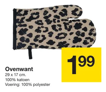 Aanbieding: Ovenwant