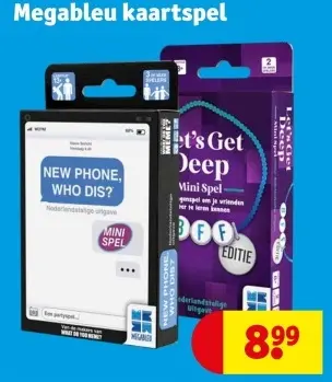 Aanbieding: Megableu kaartspel