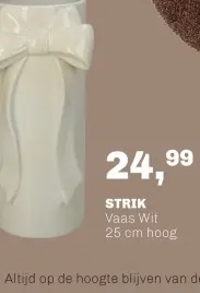 Aanbieding: Vaas Wit