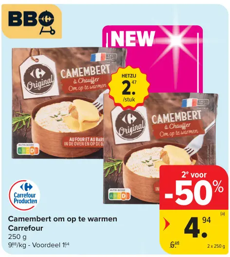 Promotie: Camembert om op te warmen