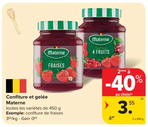 Offre: Confiture et gelée