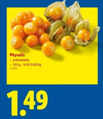 Offre: Physalis