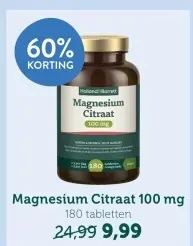 Promotie: Magnesium Citraat 100 mg