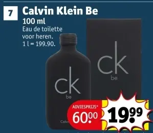 Promotie: Calvin Klein Be