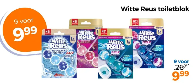 Aanbieding: Witte Reus toiletblok