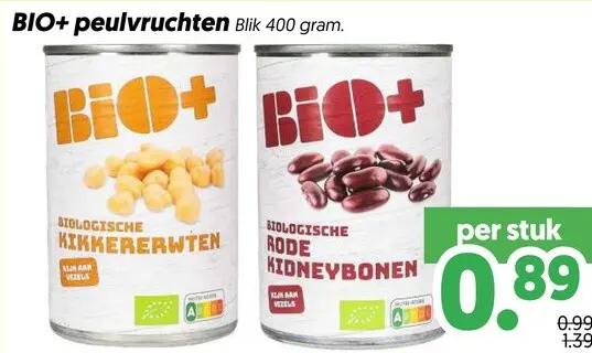 Aanbieding: BIO+ peulvruchten