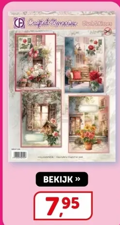 Aanbieding: Crafted Memories Blush & Kisses