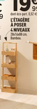 Offre: l'étagère à poser 4 niveaux