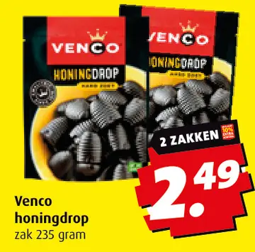 Aanbieding: Venco honingdrop