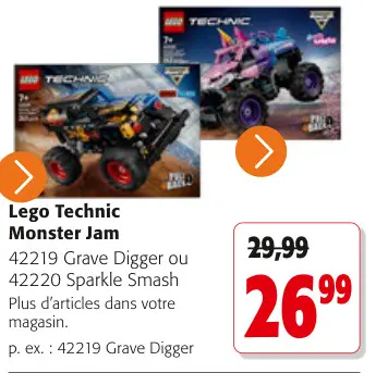 Offre: Lego Technic Monster Jam