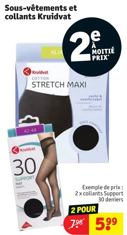 Offre: Sous-vêtements et collants