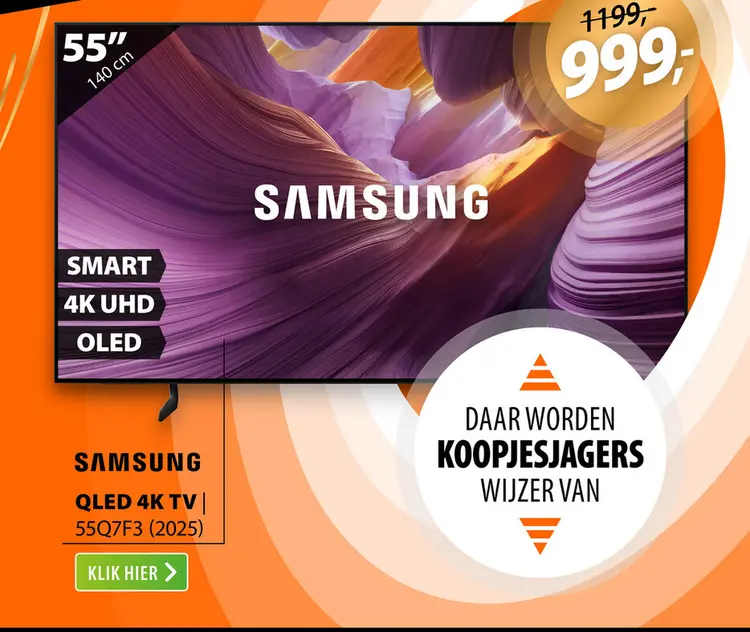 Aanbieding: Samsung OLED 4K 65S93F (2025)