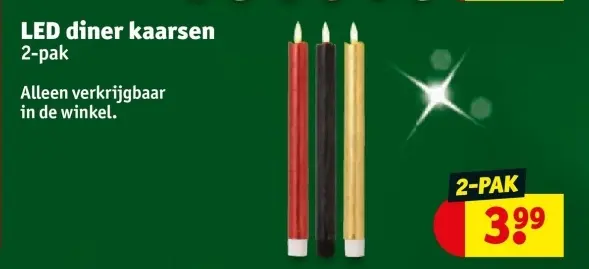 Aanbieding: LED diner kaarsen