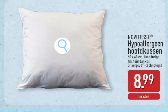 Promotie: Hypoallergeen hoofdkussen