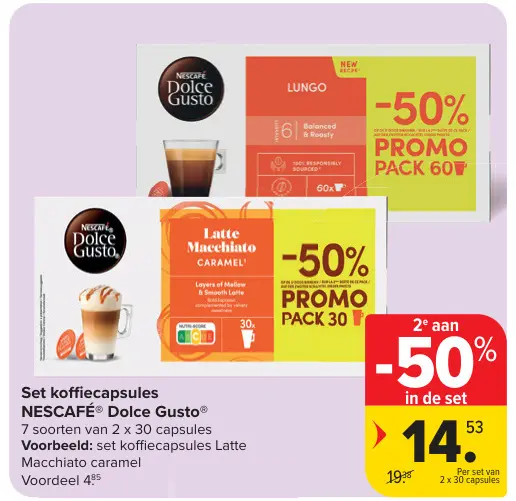 Promotie: Set koffiecapsules