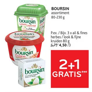 Offre: BOURSIN assortiment