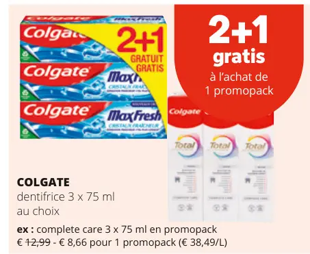 Offre: dentifrice