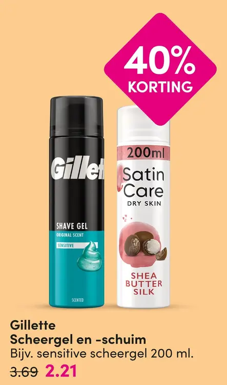 Aanbieding: Scheergel en -schuim