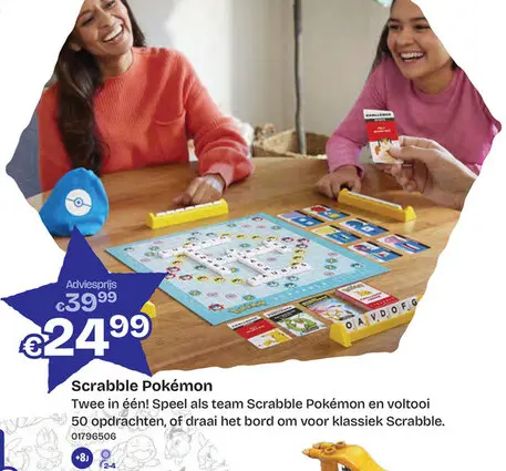 Aanbieding: Scrabble Pokémon NL